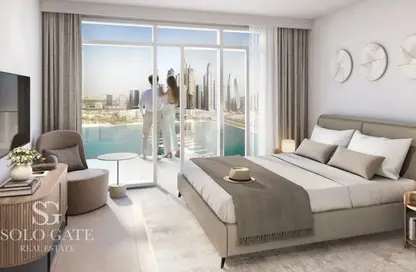 Apartment - 4 Bedrooms - 6 Bathrooms for sale in Beach Mansion - EMAAR Beachfront - Dubai Harbour - Dubai