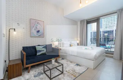 Apartment - Studio - 1 Bathroom for rent in Sparkle Tower 3 - Sparkle Towers - Dubai Marina - Dubai