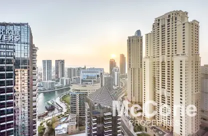 Apartment - 3 Bedrooms - 3 Bathrooms for rent in Marina Wharf 2 - Marina Wharf - Dubai Marina - Dubai