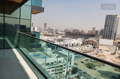 Apartment - Studio - 1 Bathroom for rent in The Square Tower - Jumeirah Village Circle - Dubai