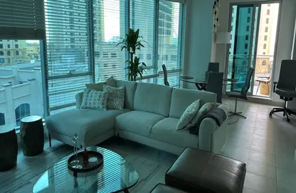 Apartment - 1 Bedroom - 2 Bathrooms for rent in Beauport Tower - Marina Promenade - Dubai Marina - Dubai