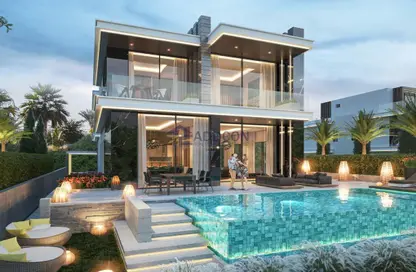 Villa - 6 Bedrooms - 7 Bathrooms for sale in Venice - Damac Lagoons - Dubai