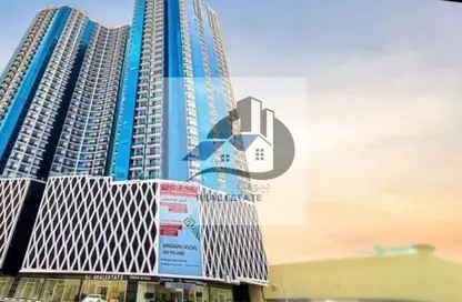 Apartment - 1 Bedroom - 2 Bathrooms for rent in Oasis Tower - Al Rashidiya 1 - Al Rashidiya - Ajman