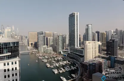 Penthouse - 3 Bedrooms - 4 Bathrooms for rent in Sparkle Towers - Dubai Marina - Dubai