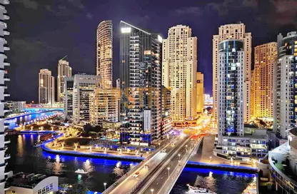 Apartment - 3 Bedrooms - 4 Bathrooms for rent in The Waves Tower A - The Waves - Dubai Marina - Dubai