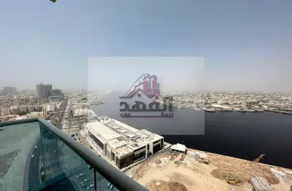 Water View image for: Apartment - 1 Bathroom for rent in Ajman Corniche Residences - Ajman Corniche Road - Ajman, Image 1