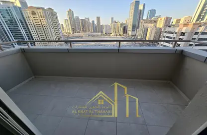 Apartment - 2 Bedrooms - 3 Bathrooms for rent in Al Taawoon Towers - Al Khan - Sharjah