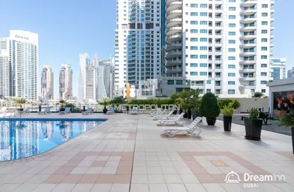 Apartment - 1 Bedroom - 2 Bathrooms for rent in Marina View Tower A - Marina View - Dubai Marina - Dubai