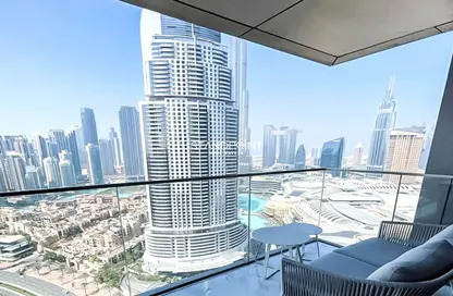 Apartment - 3 Bedrooms - 4 Bathrooms for rent in Boulevard Point - Downtown Dubai - Dubai