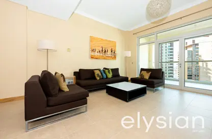 Apartment - 1 Bedroom - 2 Bathrooms for rent in Al Das - Shoreline Apartments - Palm Jumeirah - Dubai