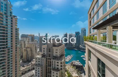 Penthouse - 4 Bedrooms - 4 Bathrooms for rent in Al Mass Tower - Emaar 6 Towers - Dubai Marina - Dubai