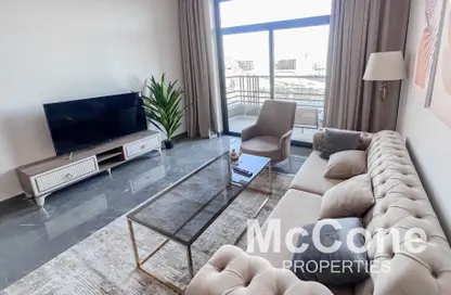 Living Room image for: Apartment - 1 Bedroom - 2 Bathrooms for sale in Joya Blanca Residences - Arjan - Dubai, Image 1