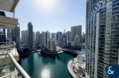 Apartment - 1 Bedroom - 2 Bathrooms for rent in Sanibel Tower - Park Island - Dubai Marina - Dubai