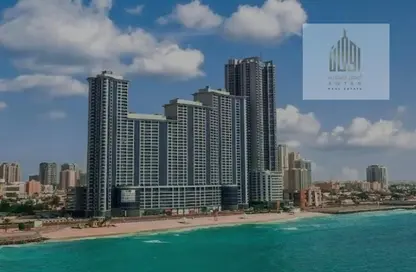 Apartment - 3 Bedrooms - 5 Bathrooms for sale in Corniche Tower - Ajman Corniche Road - Ajman