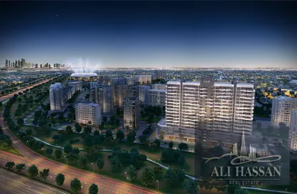 Apartment - 1 Bathroom for sale in Azizi Grand - Dubai Sports City - Dubai