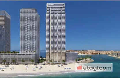 Apartment - 2 Bedrooms - 2 Bathrooms for sale in Beachgate by Address - EMAAR Beachfront - Dubai Harbour - Dubai