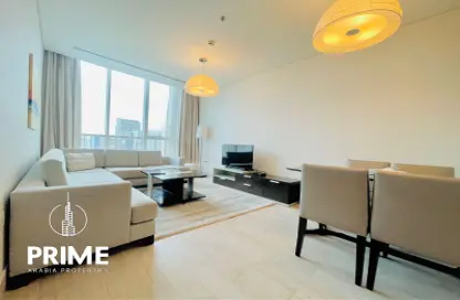 Apartment - 1 Bedroom - 1 Bathroom for rent in Hamdan Tower - East Corniche road - Hamdan Street - Abu Dhabi