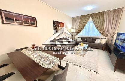 Apartment - 1 Bedroom - 2 Bathrooms for rent in Al Taawoon Towers - Al Khan - Sharjah