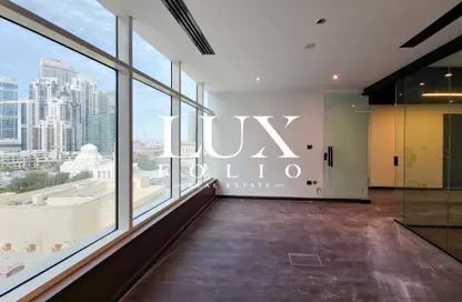 Office Space - Studio - 1 Bathroom for rent in Clover Bay Tower - Business Bay - Dubai