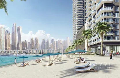 Apartment - 2 Bedrooms - 2 Bathrooms for sale in Beach Mansion - EMAAR Beachfront - Dubai Harbour - Dubai