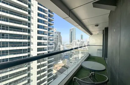 Apartment - 1 Bedroom - 2 Bathrooms for rent in Escan Tower - Dubai Marina - Dubai