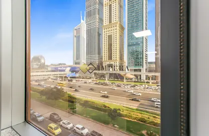 Office Space - Studio - 2 Bathrooms for rent in Al Moosa Tower 1 - Al Moosa Towers - Sheikh Zayed Road - Dubai