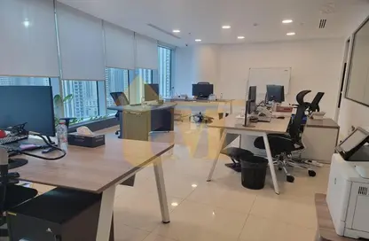 Office Space - Studio - 3 Bathrooms for rent in The Prime Tower - Business Bay - Dubai