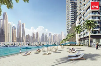 Apartment - 1 Bedroom - 2 Bathrooms for sale in Beach Mansion - EMAAR Beachfront - Dubai Harbour - Dubai