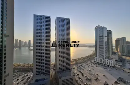 Apartment - 2 Bedrooms - 2 Bathrooms for rent in Al Hafeet Tower - Al Khan - Sharjah