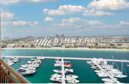 Apartment - 3 Bedrooms - 4 Bathrooms for rent in Marina Residences 5 - Marina Residences - Palm Jumeirah - Dubai