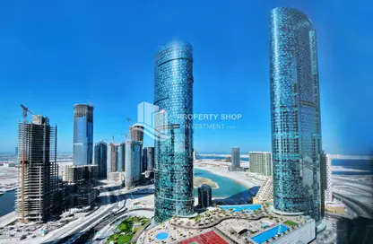 Apartment - 2 Bedrooms - 3 Bathrooms for rent in The Gate Tower 1 - Shams Abu Dhabi - Al Reem Island - Abu Dhabi