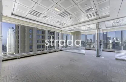 Office Space - Studio - 1 Bathroom for rent in Churchill Executive Tower - Churchill Towers - Business Bay - Dubai