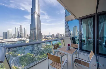 Apartment - 2 Bedrooms - 2 Bathrooms for rent in Burj Vista 1 - Burj Vista - Downtown Dubai - Dubai