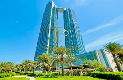 Apartment - 2 Bedrooms - 3 Bathrooms for rent in Nation Towers - Corniche Road - Abu Dhabi