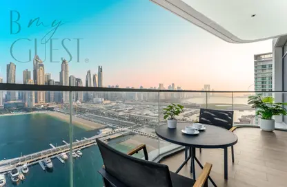 Apartment - 2 Bedrooms - 2 Bathrooms for rent in Marina Vista - EMAAR Beachfront - Dubai Harbour - Dubai