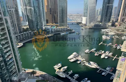 Apartment - 1 Bedroom - 2 Bathrooms for rent in Al Habtoor Tower - Dubai Marina - Dubai