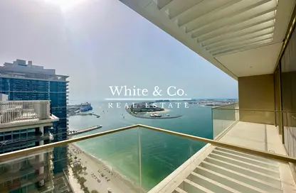 Apartment - 2 Bedrooms - 2 Bathrooms for rent in Grand Bleu Tower 2 - EMAAR Beachfront - Dubai Harbour - Dubai