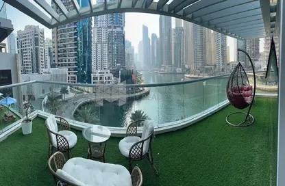 Apartment - 2 Bedrooms - 2 Bathrooms for rent in Trident Bayside - Dubai Marina - Dubai