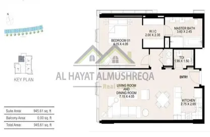 Apartment - 1 Bedroom - 2 Bathrooms for sale in Canal Front Residence 7 - Canal Front Residences - Al Wasl - Dubai