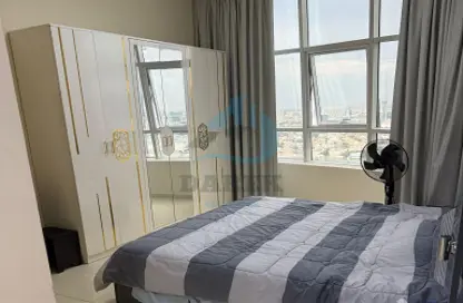 Apartment - 2 Bedrooms - 2 Bathrooms for rent in Orient Tower 2 - Orient Towers - Al Bustan - Ajman