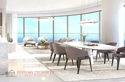 Apartment - 3 Bedrooms - 3 Bathrooms for sale in Seapoint - EMAAR Beachfront - Dubai Harbour - Dubai