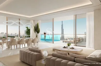 Penthouse - 4 Bedrooms - 4 Bathrooms for sale in Fairmont Residences Solara Tower - Downtown Dubai - Dubai