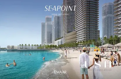 Apartment - 3 Bedrooms - 4 Bathrooms for sale in Seapoint - EMAAR Beachfront - Dubai Harbour - Dubai