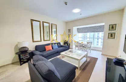 Apartment - 1 Bedroom - 2 Bathrooms for rent in Elite Residence - Dubai Marina - Dubai