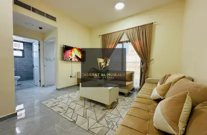 Apartment - 1 Bedroom - 1 Bathroom for rent in Corniche Tower - Ajman Corniche Road - Ajman