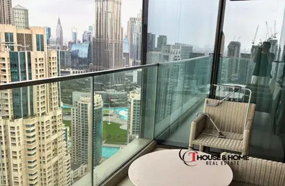 Apartment - 2 Bedrooms - 3 Bathrooms for rent in Vida Residence Downtown - Downtown Dubai - Dubai