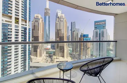 Apartment - 4 Bedrooms - 5 Bathrooms for rent in Skyview Tower - Dubai Marina - Dubai