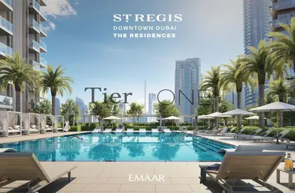 Apartment - 2 Bedrooms - 3 Bathrooms for sale in St Regis The Residences - Burj Khalifa Area - Downtown Dubai - Dubai