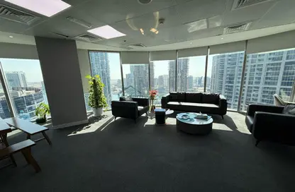 Business Centre - Studio - 4 Bathrooms for rent in The Binary Tower - Business Bay - Dubai