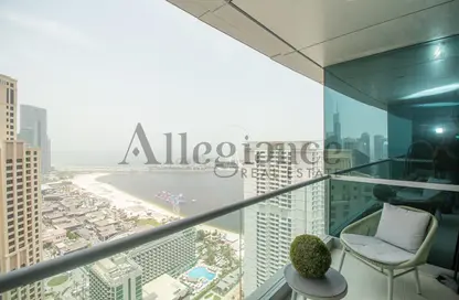 Apartment - 3 Bedrooms - 3 Bathrooms for sale in Al Fattan Marine Tower - Al Fattan Marine Towers - Jumeirah Beach Residence - Dubai